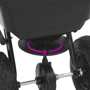 Spridare Svart 106 x 53 x 75 cm PVC och stål