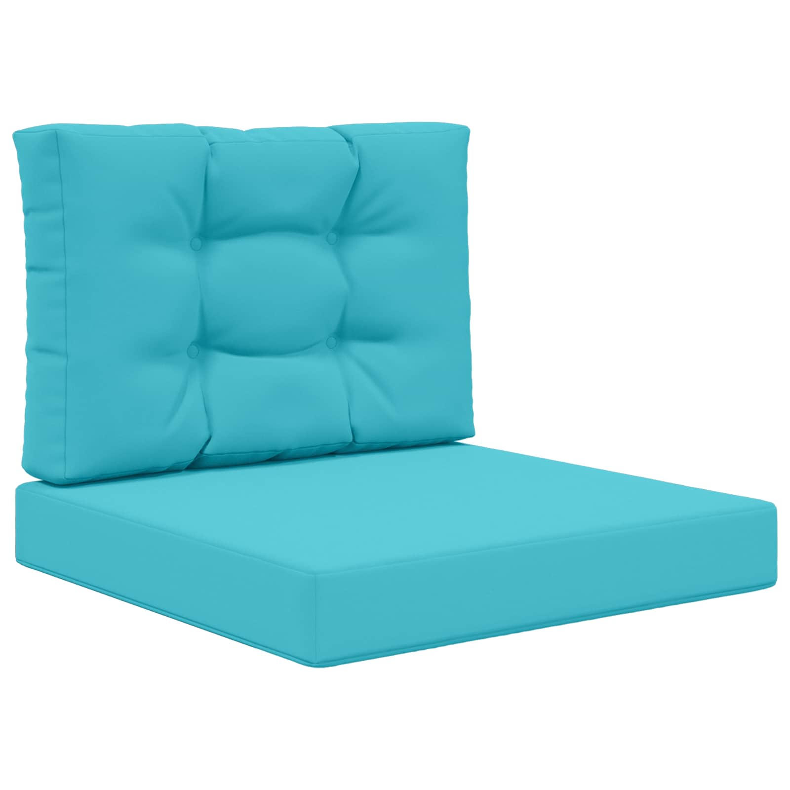 Utomhus Soffa Kudde Polyester Turkos 60 x 60 x 8 cm
