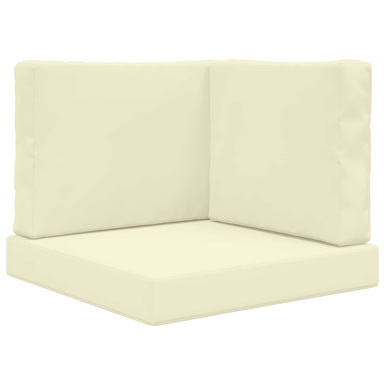 Utomhus Soffa Kudde Polyester Kräm 60 x 60 x 8 cm