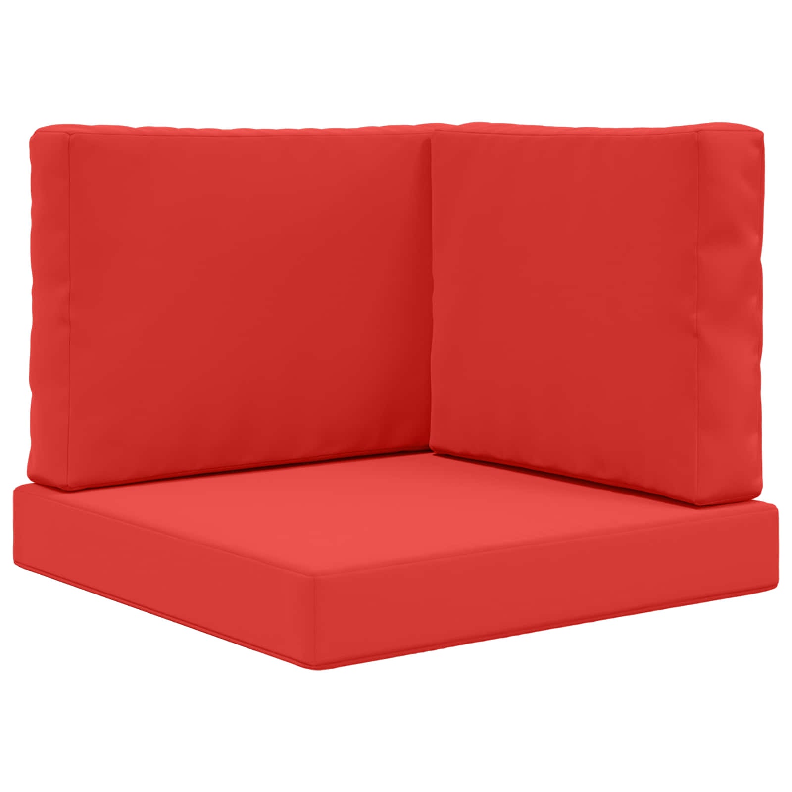 Utomhus Soffa Kudde Polyester Röd 60 x 60 x 8 cm