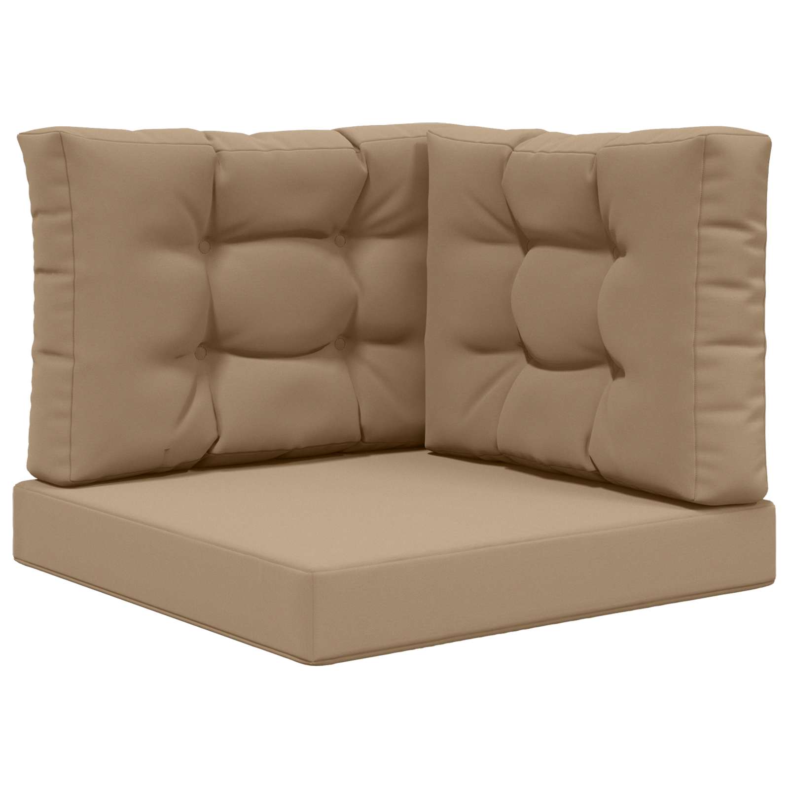 Utomhus Soffa Kudde Polyester Taupe 60 x 60 x 8 cm
