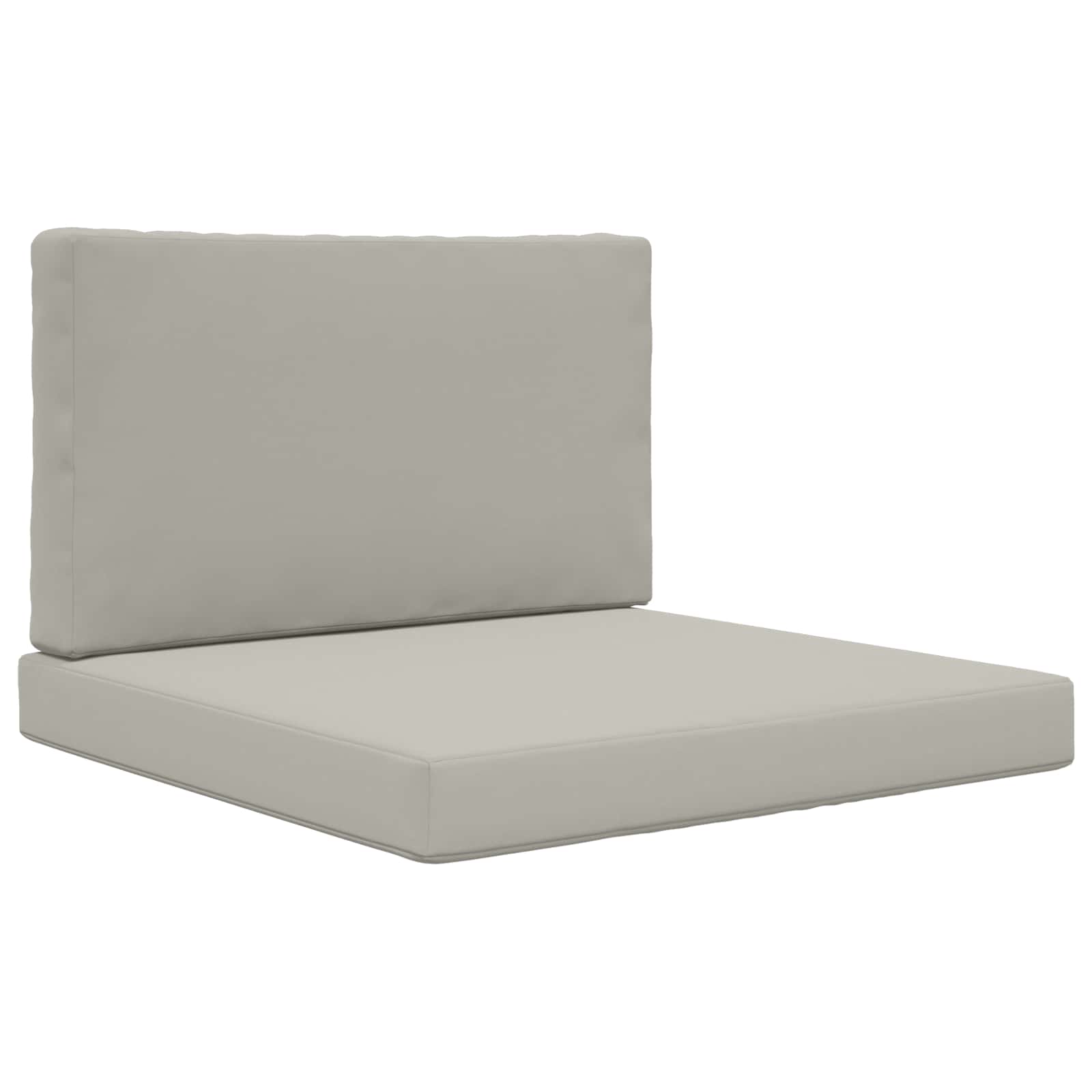 Utomhus Soffa Kudde Polyester Grå 80 x 80 x 8 cm