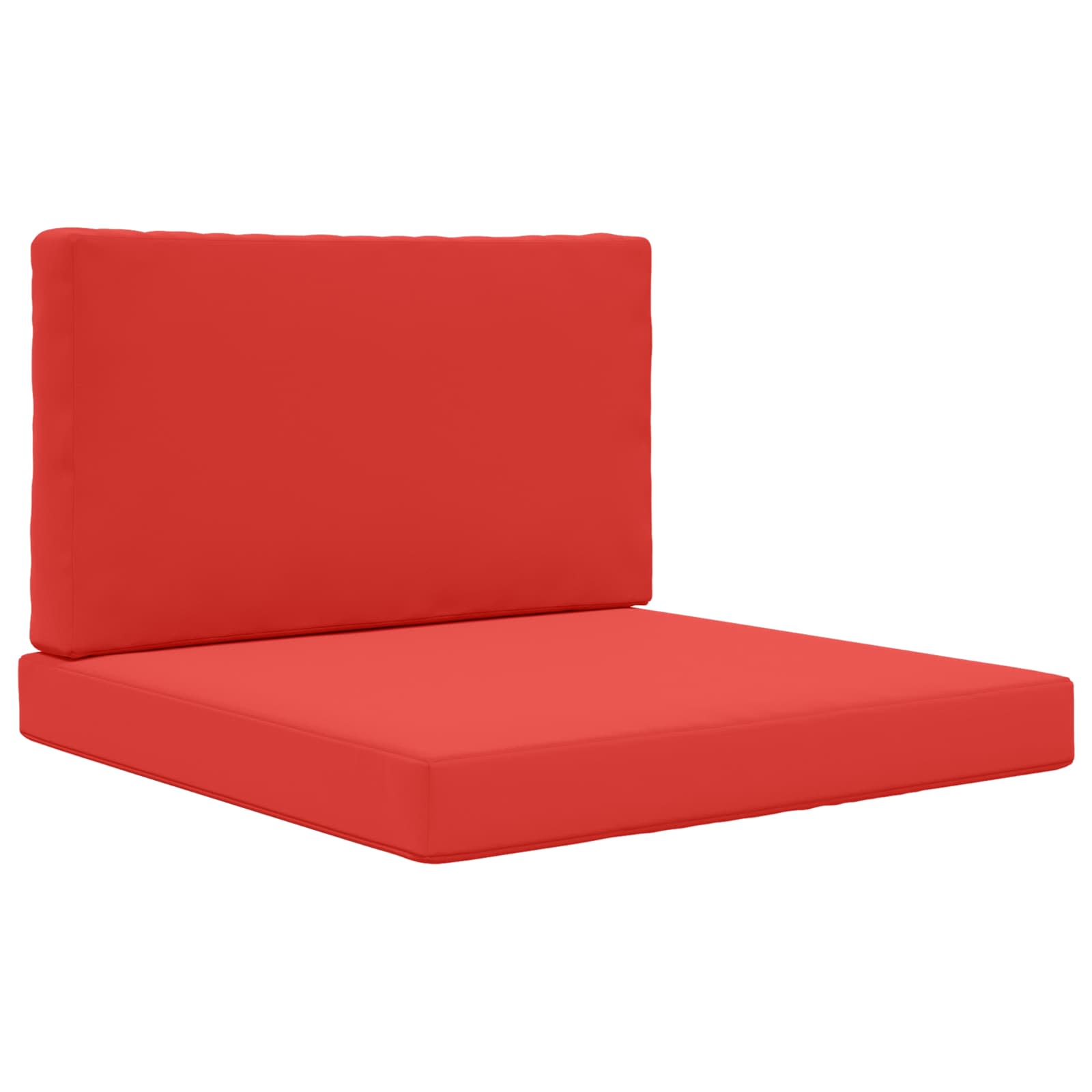 Utomhus Soffa Kudde Polyester Röd 80 x 80 x 8 cm