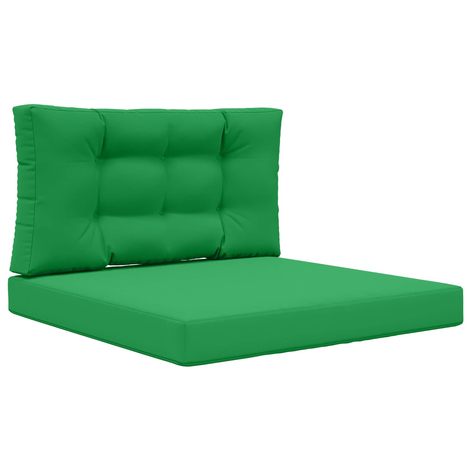 Utomhus Soffa Kudde Polyester Grön 80 x 80 x 8 cm