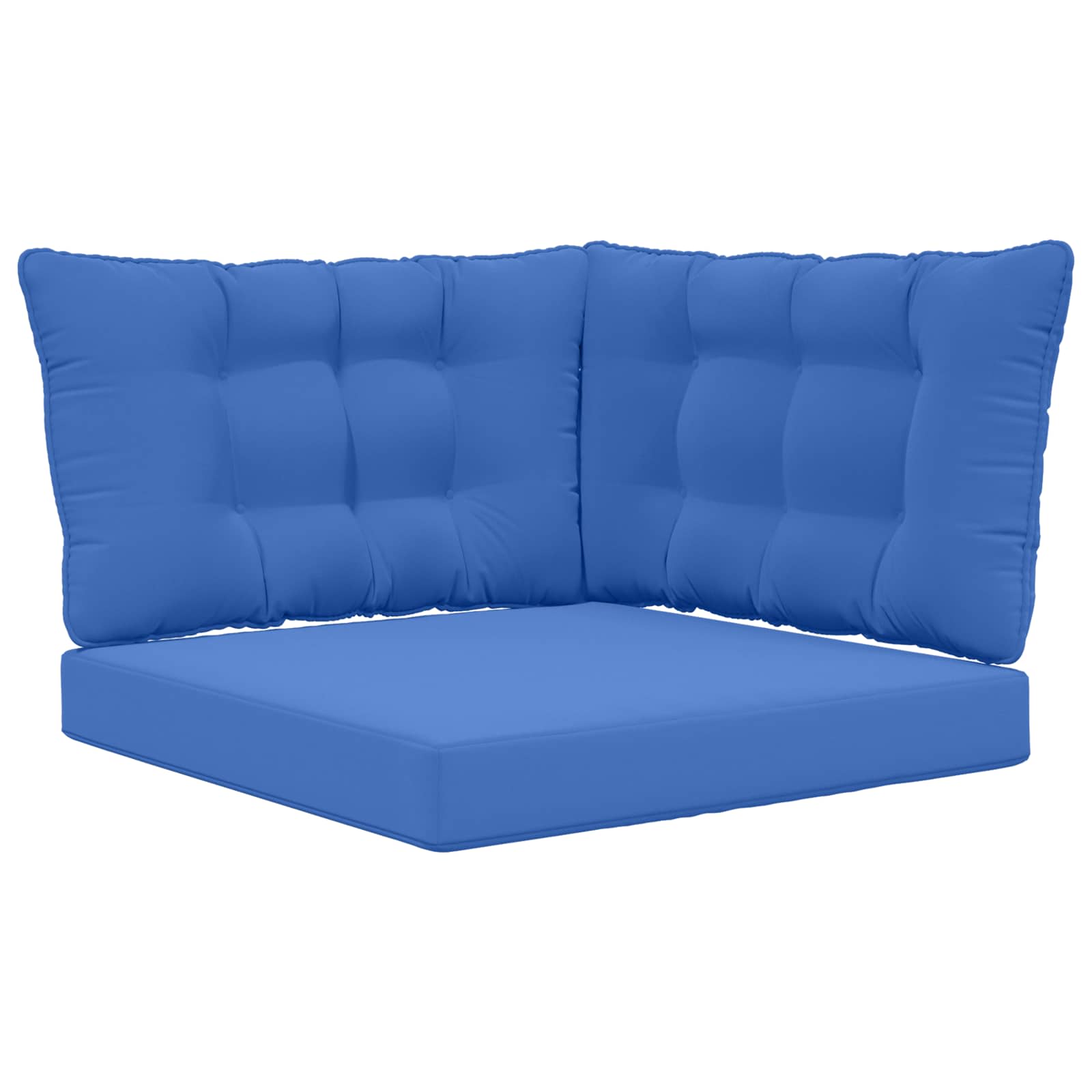 Utomhus Soffa Kudde Polyester Kungsblå 80 x 43 x 10 cm