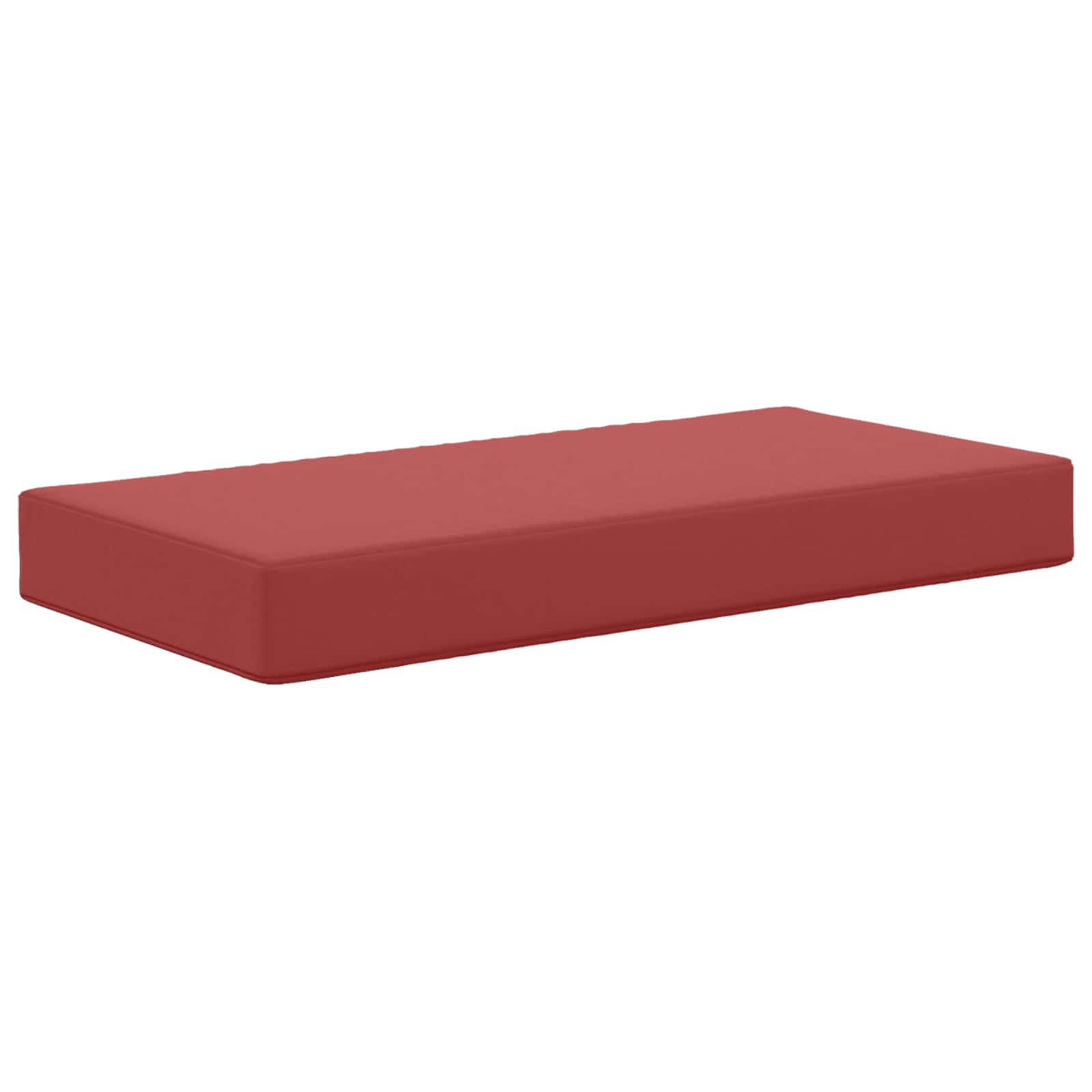 Utomhus sitskudde 100% Polyester Vinröd 80 x 40 x 8 cm