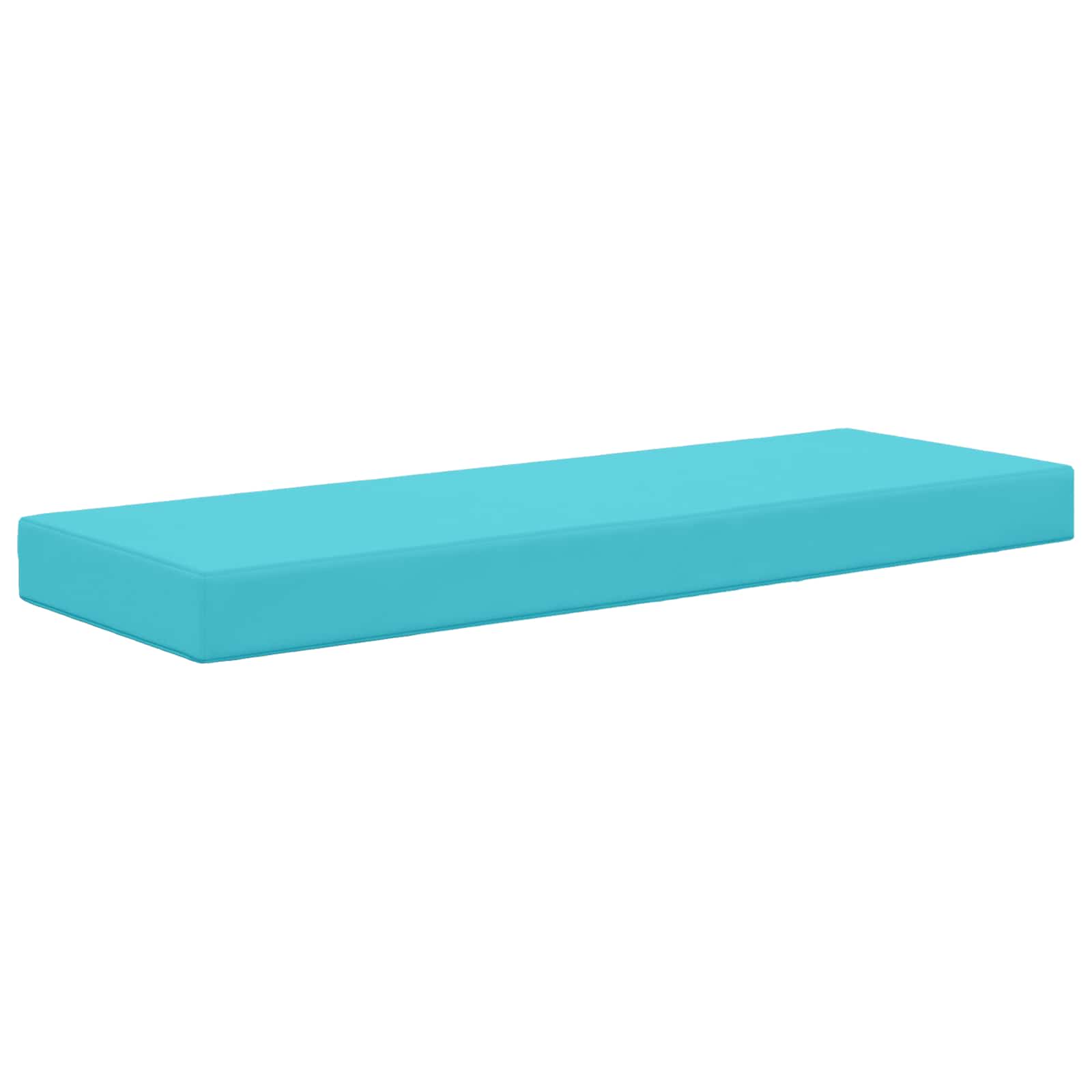 Utomhus sitskudde 100% Polyester Turkos 111,5 x 40 x 8 cm