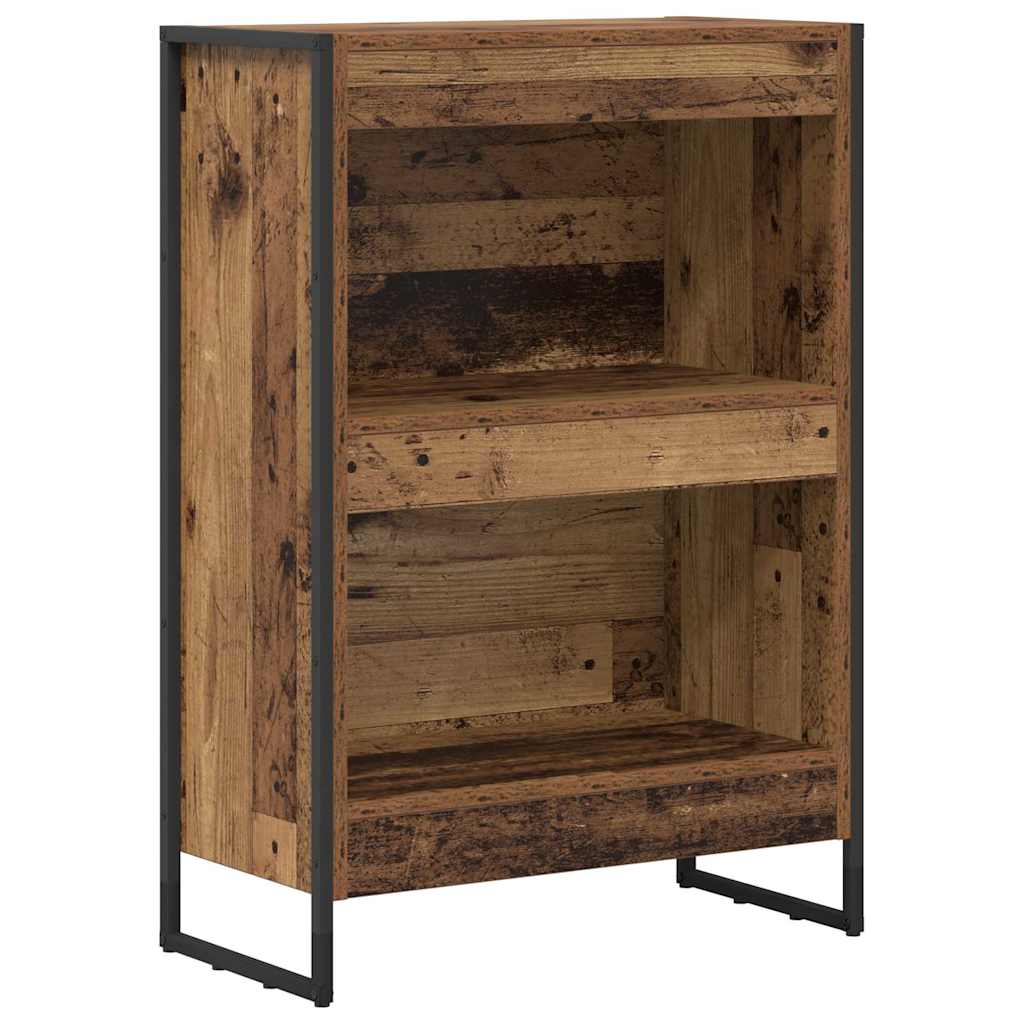 Bokskåp 60 x 30 x 86,5 cm Konstruerat trä Gammalt trä