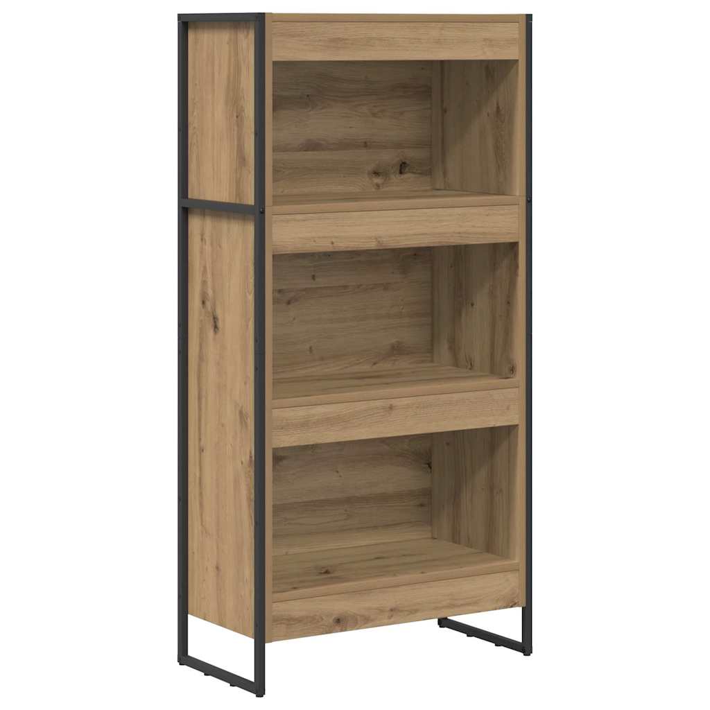 Bokskåp 60 x 30 x 121 cm Konstruerat trä Artisan Ek