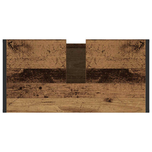 Badrumsskåp Gammalt trä 60 x 30 x 60 cm Konstruerat trä