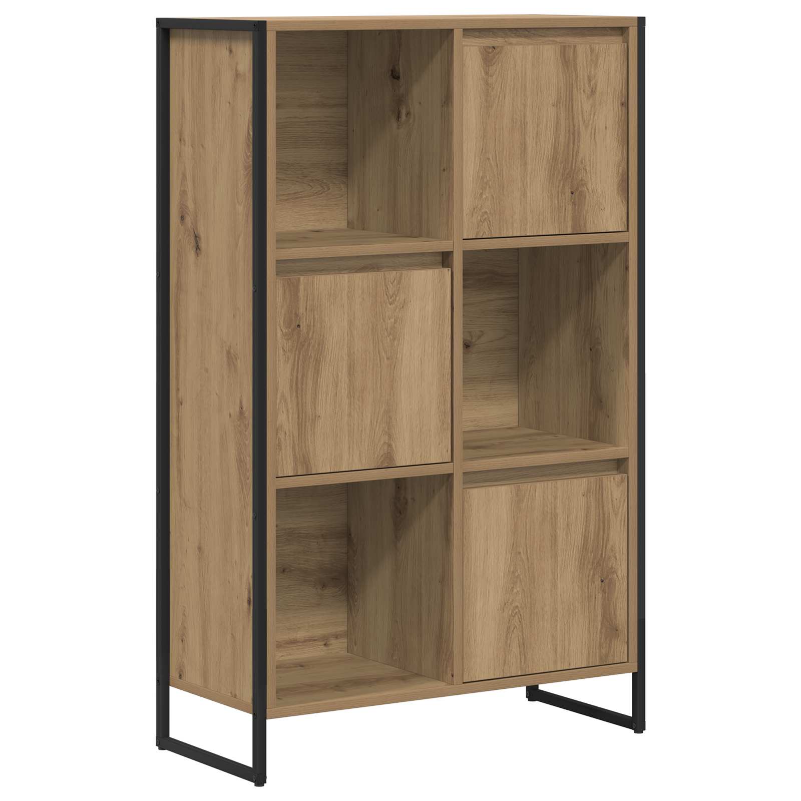 Bokskåp 68 x 30 x 108.5 cm Konstruerat trä Artisan Ek