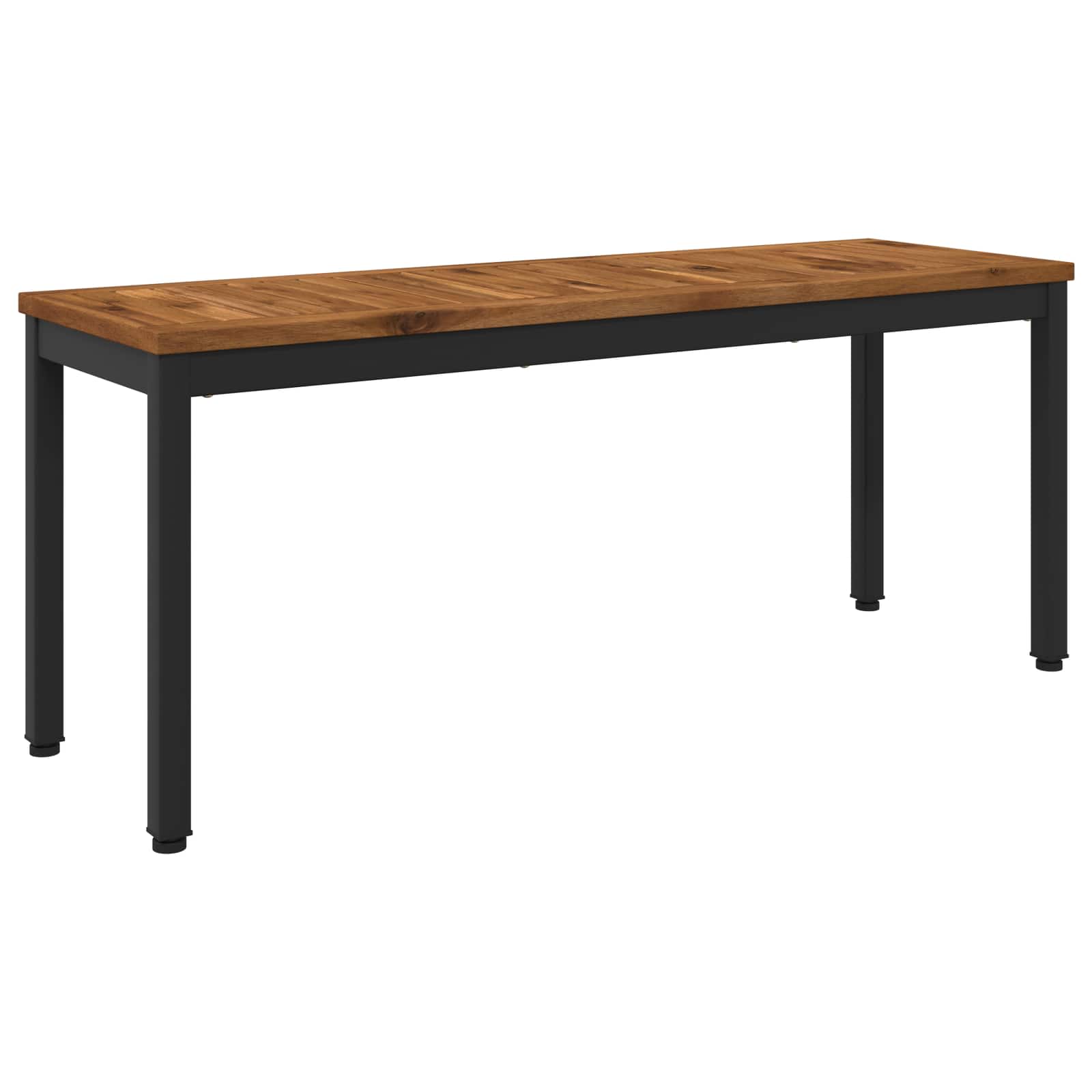 Trädgårdsbänk 108,5 x 35 x 45 cm Massivt Akaciaträ Rektangulär