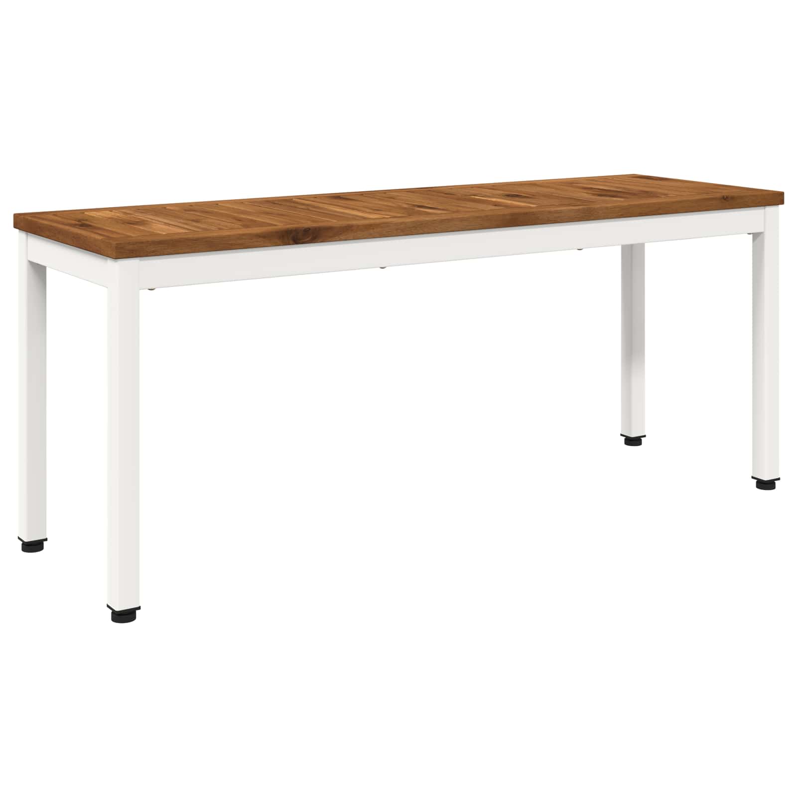 Trädgårdsbänk 108,5 x 35 x 45 cm Massivt Akaciaträ Rektangulär