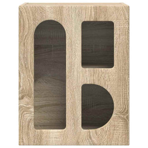 Sängbord 2 pcs Sonoma-ek 40 x 35 x 50 cm Konstruerat trä