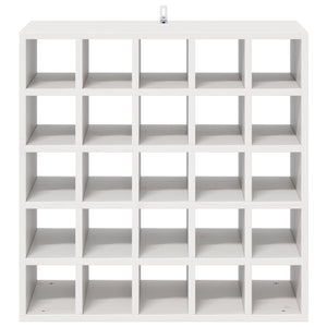 Vinställ 2 pcs Vit 56 x 25 x 56 cm Massiv furu