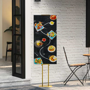 Mässmontrar 2 pcs Guld 30 x 24 x 208 cm Järn