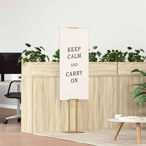 Mässmontrar 2 pcs Guld 30 x 24 x 208 cm Järn