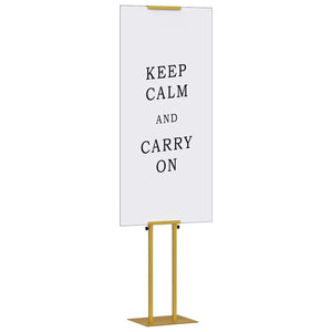 Mässmontrar 2 pcs Guld 30 x 24 x 208 cm Järn