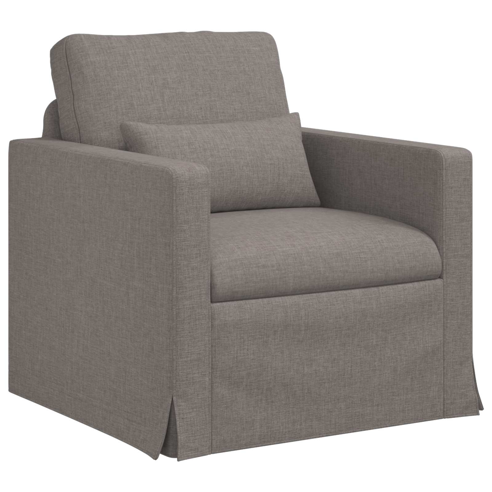 Soffa Taupe 78 x 78 x 80 cm tyg