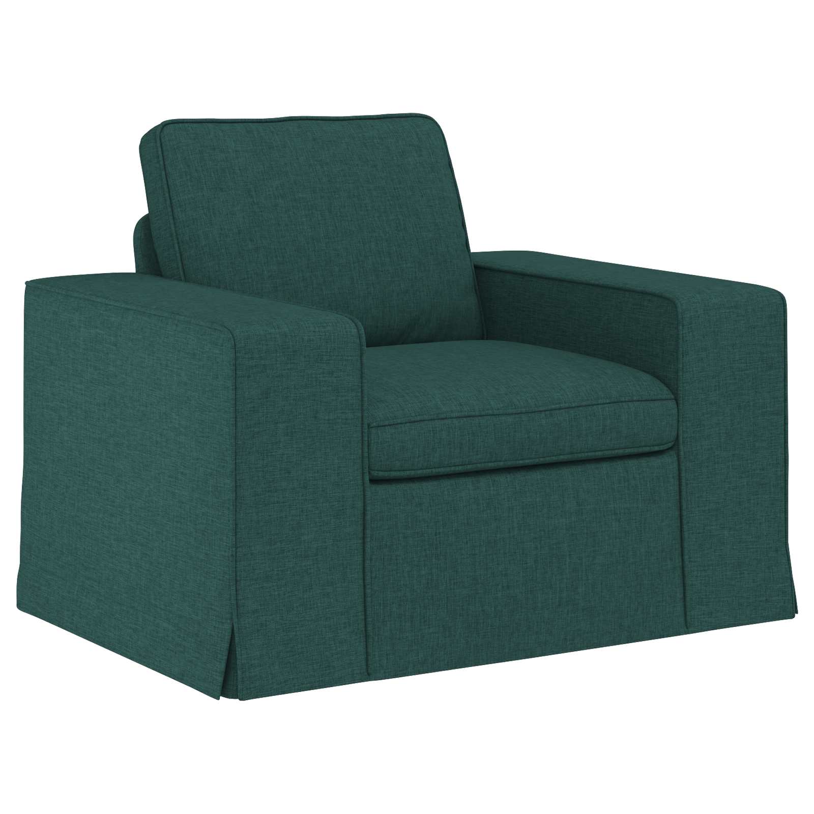 Soffa Mörkgrön 103 x 80 x 82 cm tyg