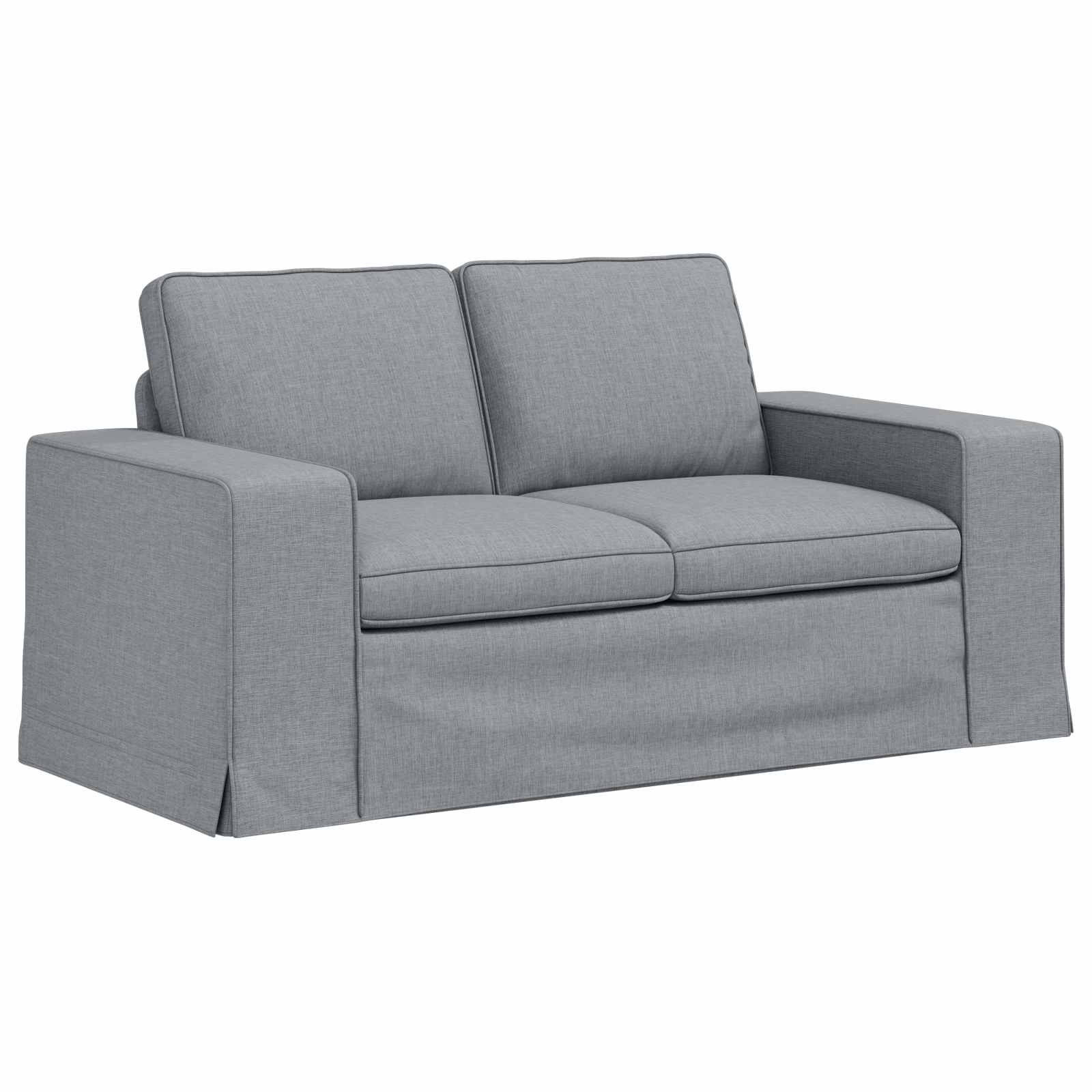 Soffa Ljusgrå 162 x 80 x 82 cm tyg