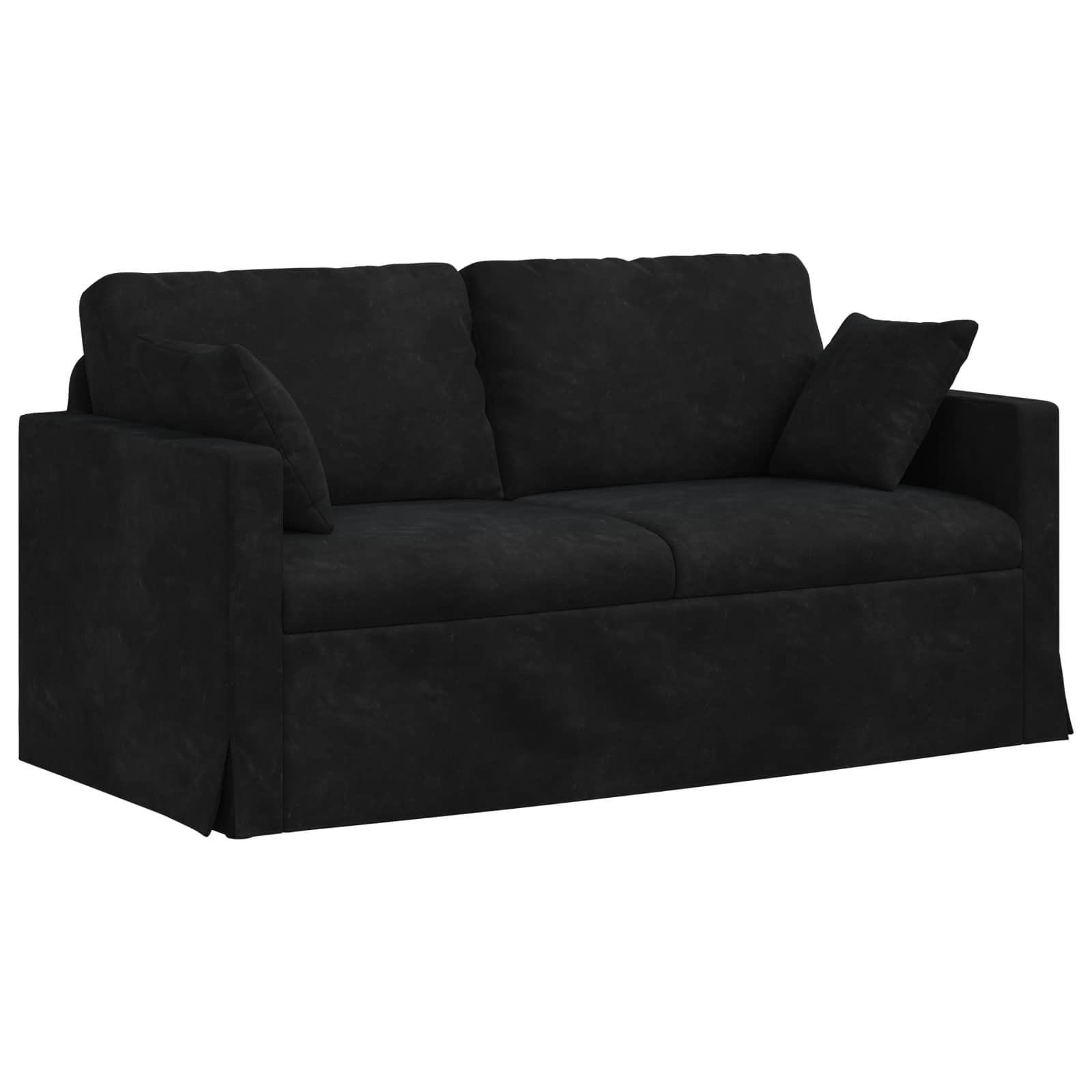 Soffa Svart 158 x 78 x 80 cm Sammet
