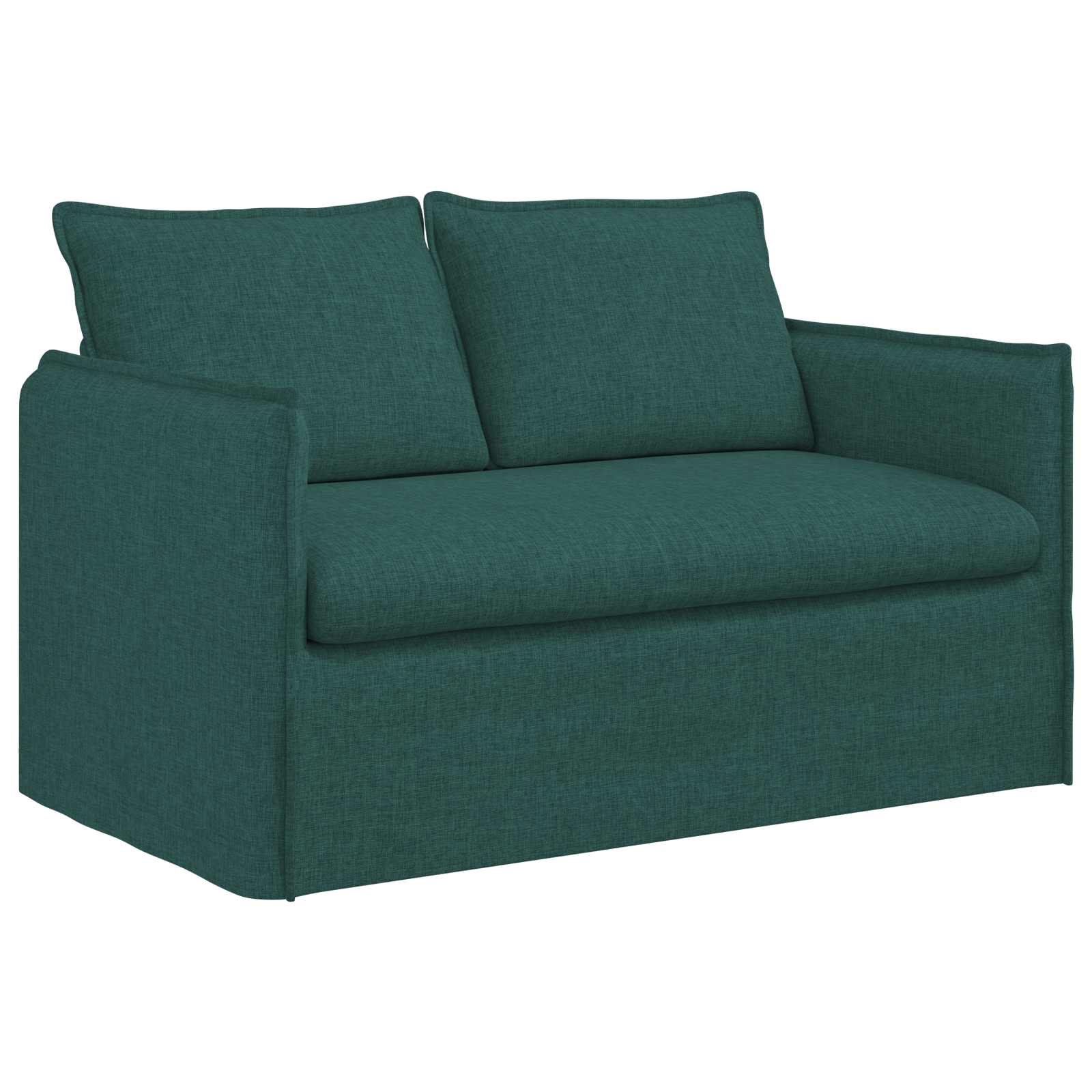 Soffa Mörkgrön 136 x 82 x 85 cm tyg