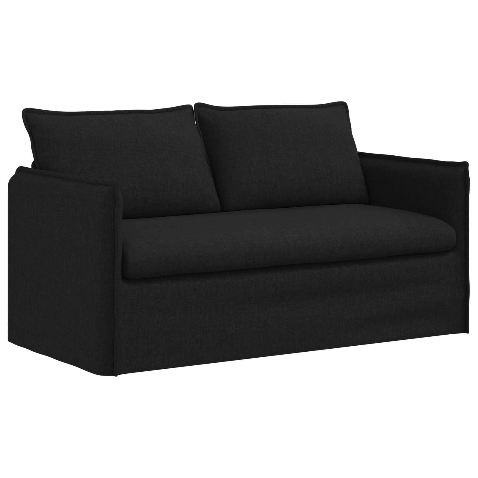 Soffa Svart 156 x 82 x 85 cm tyg