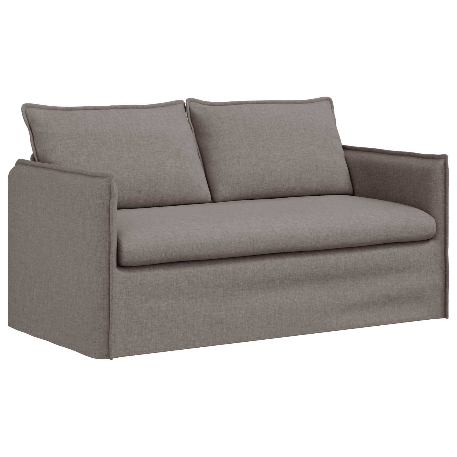 Soffa Taupe 156 x 82 x 85 cm tyg