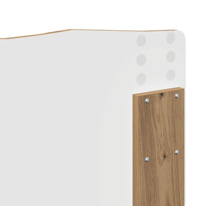 Sängram med huvudgavel Artisan Ek 140 x 200 cm Massiv furu