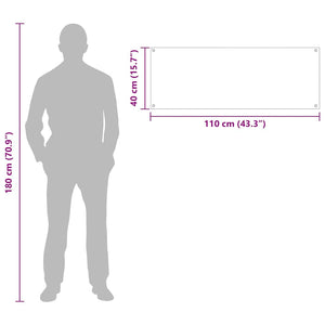 Köksplånbak 2 pcs Ljusgrå 110 x 40 cm härdat glas
