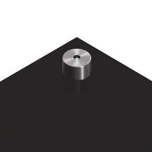 Köksplånbak 2 pcs Svart 90 x 40 cm härdat glas