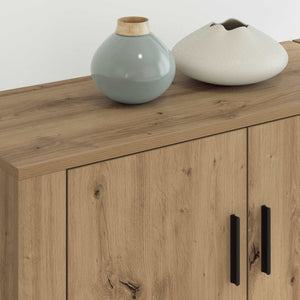 Väggmonterad TV-byrå Set 2 pcs Artisan Ek 80 x 34,5 x 40 cm