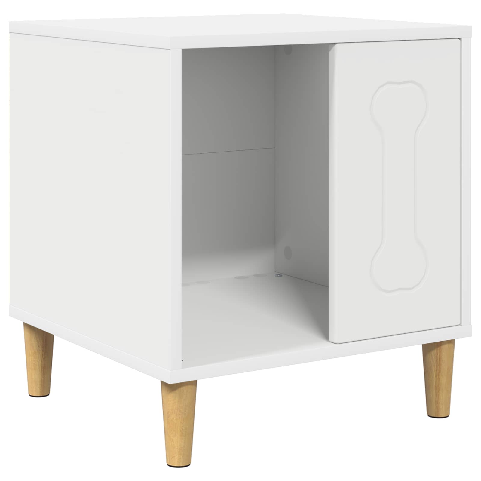 Hundhus Vit 44 x 42 x 49 cm Konstruerat trä