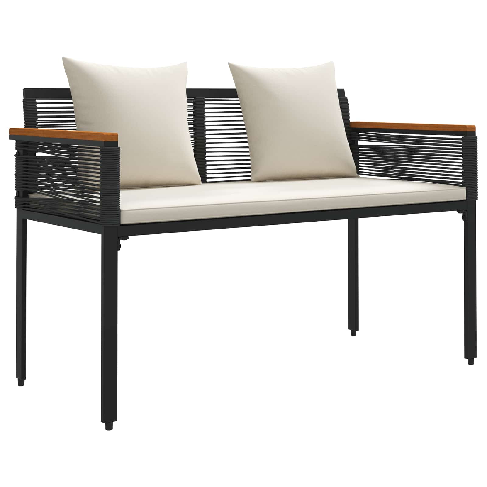 Utomhusbänk 2 -Seater 117 x 54 x 74.5 cm konstrotting