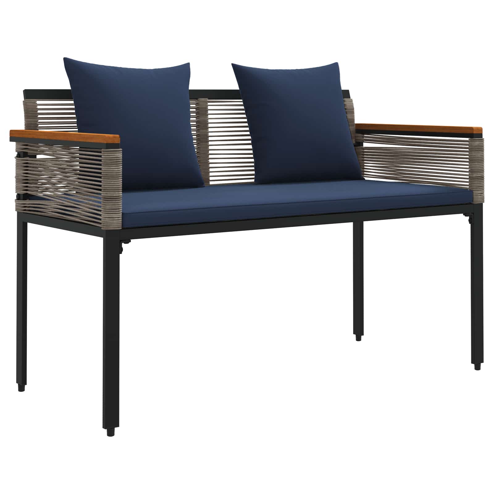 Utomhusbänk 2 -Seater 117 x 54 x 74.5 cm konstrotting