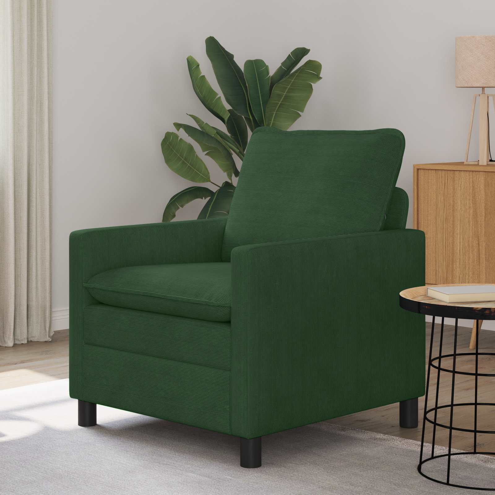 Soffa Jungelgrön 76 x 81 x 87,5 cm Tyg