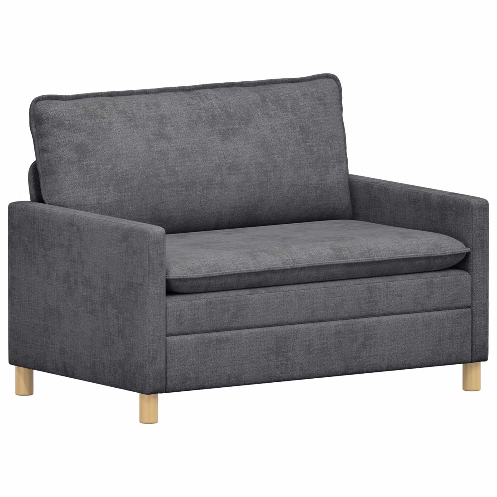 Soffa Mörkgrå 126 x 81 x 87,5 cm Polyester