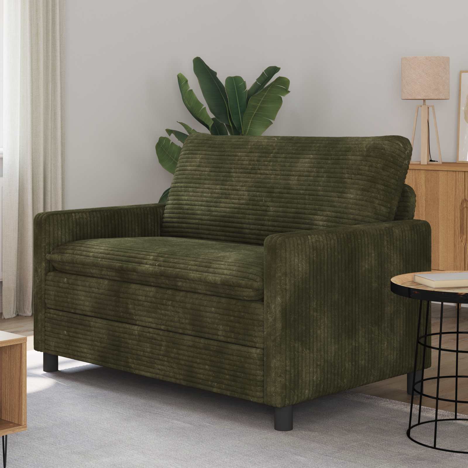 Soffa Grön 126 x 81 x 87,5 cm Polyester