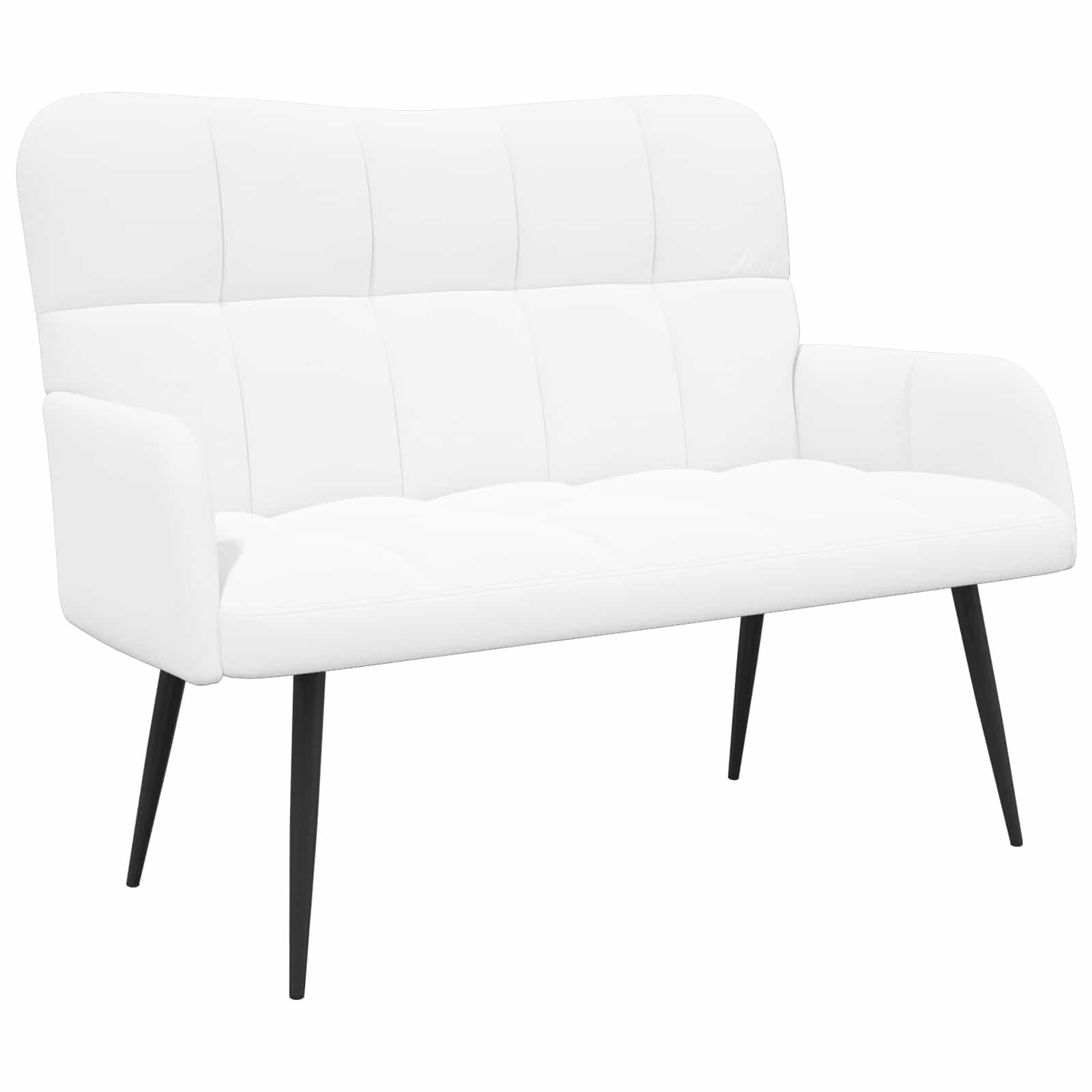 2-sits soffa Vit 115 x 61 x 87 cm Tyg