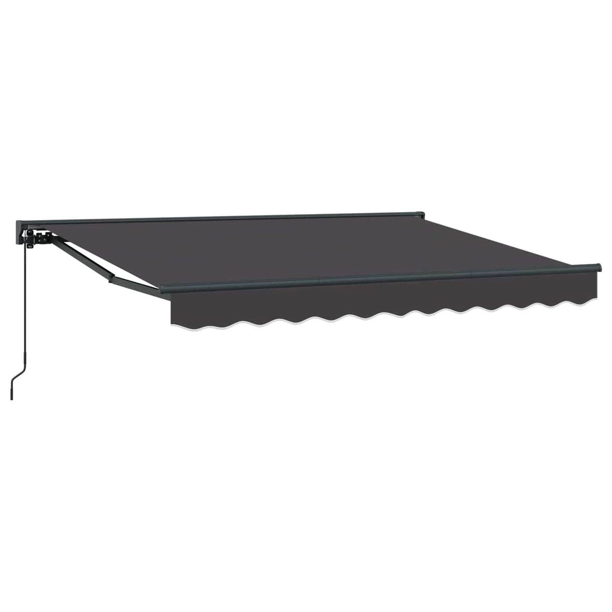 Manuell Utdragbar Markis Antracit 3 x 2 m