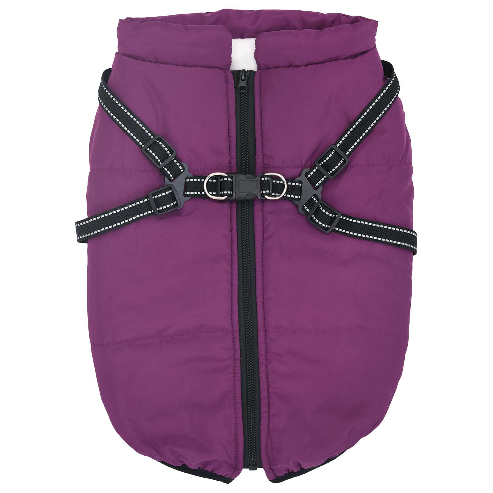 Hund Kappa Lila L68 Fleece och Polyester