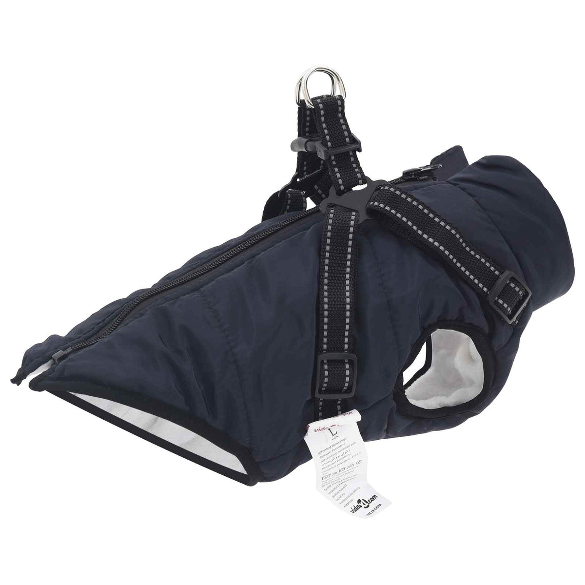 Hund Kappa Mörkblå L24 Fleece och Polyester