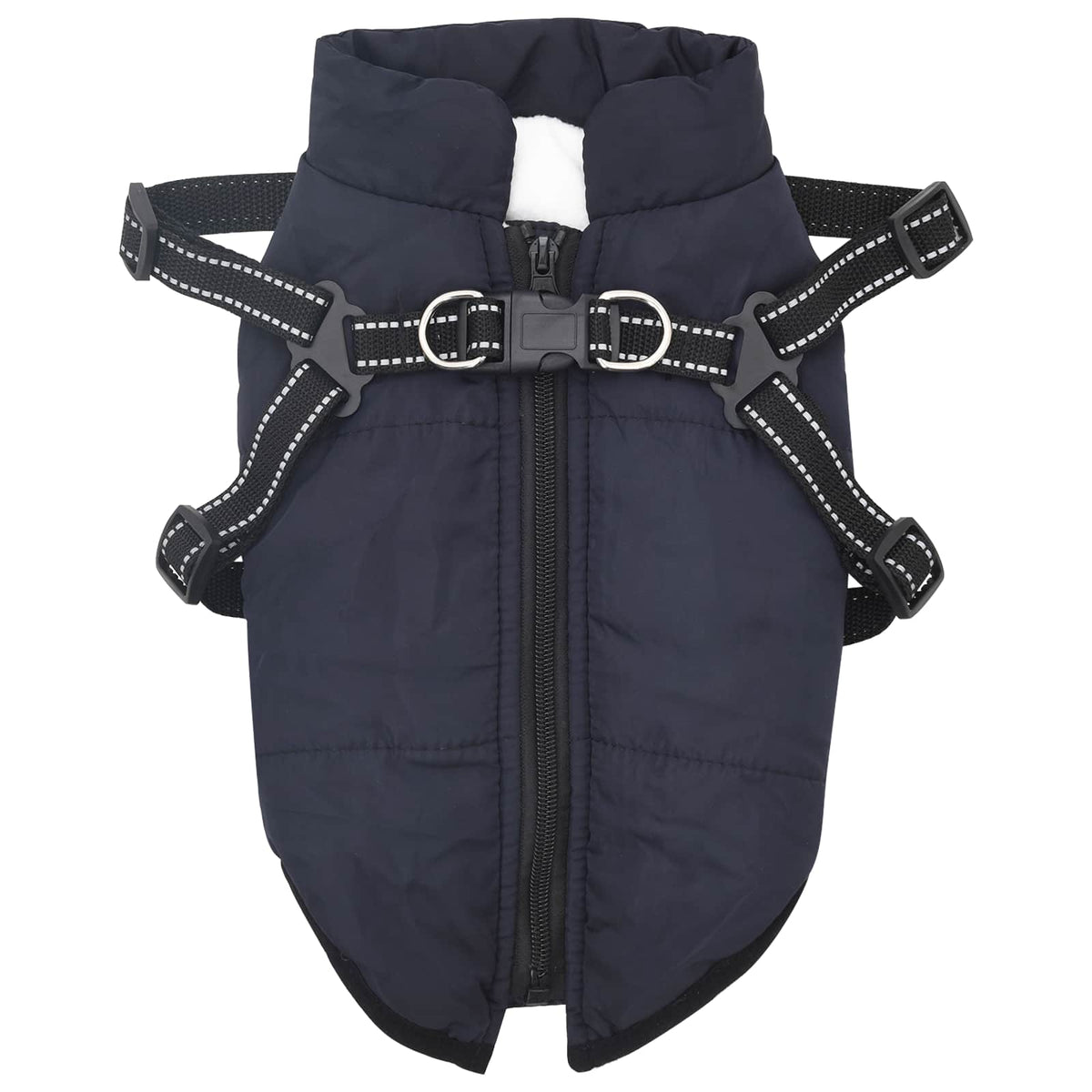 Hund Kappa Mörkblå L24 Fleece och Polyester