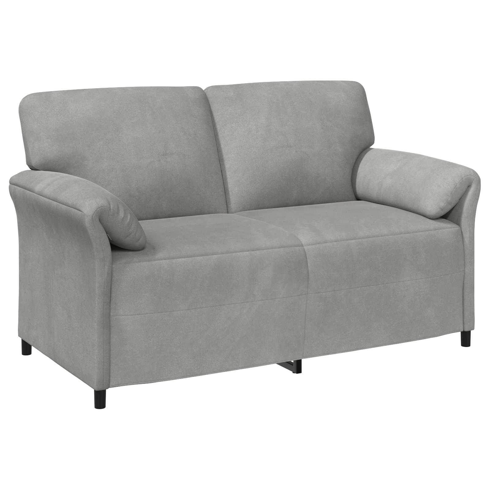 2-sits soffa Ljusgrå 158 x 83 x 95 cm Sammet