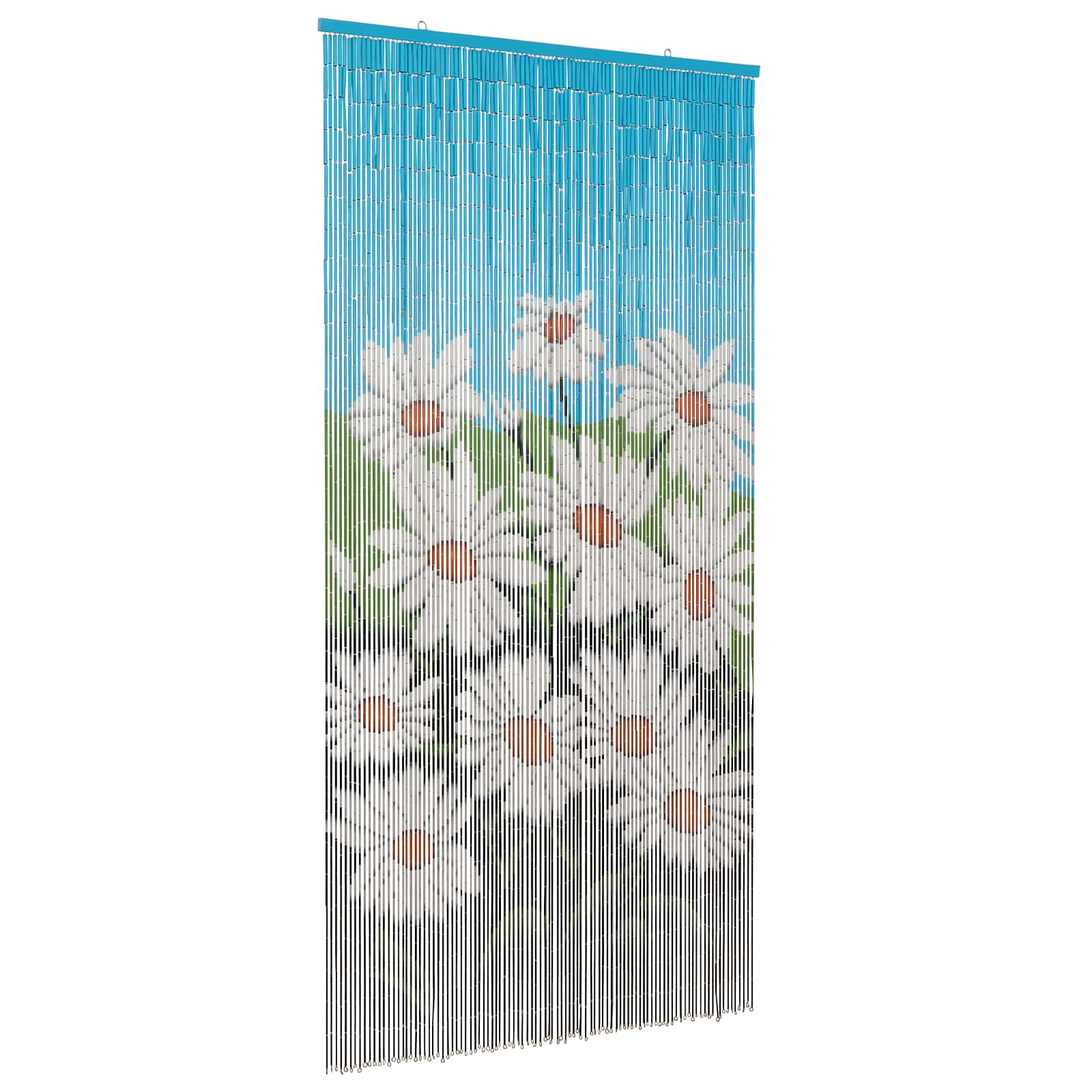 Insektsdörrgardin flerfärgad 200 x 100 cm Bambu