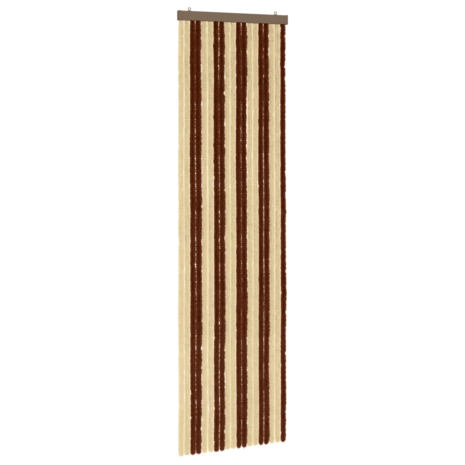 Insektsgardin Chenille Brun och beige 56 x 200 cm 100% PP