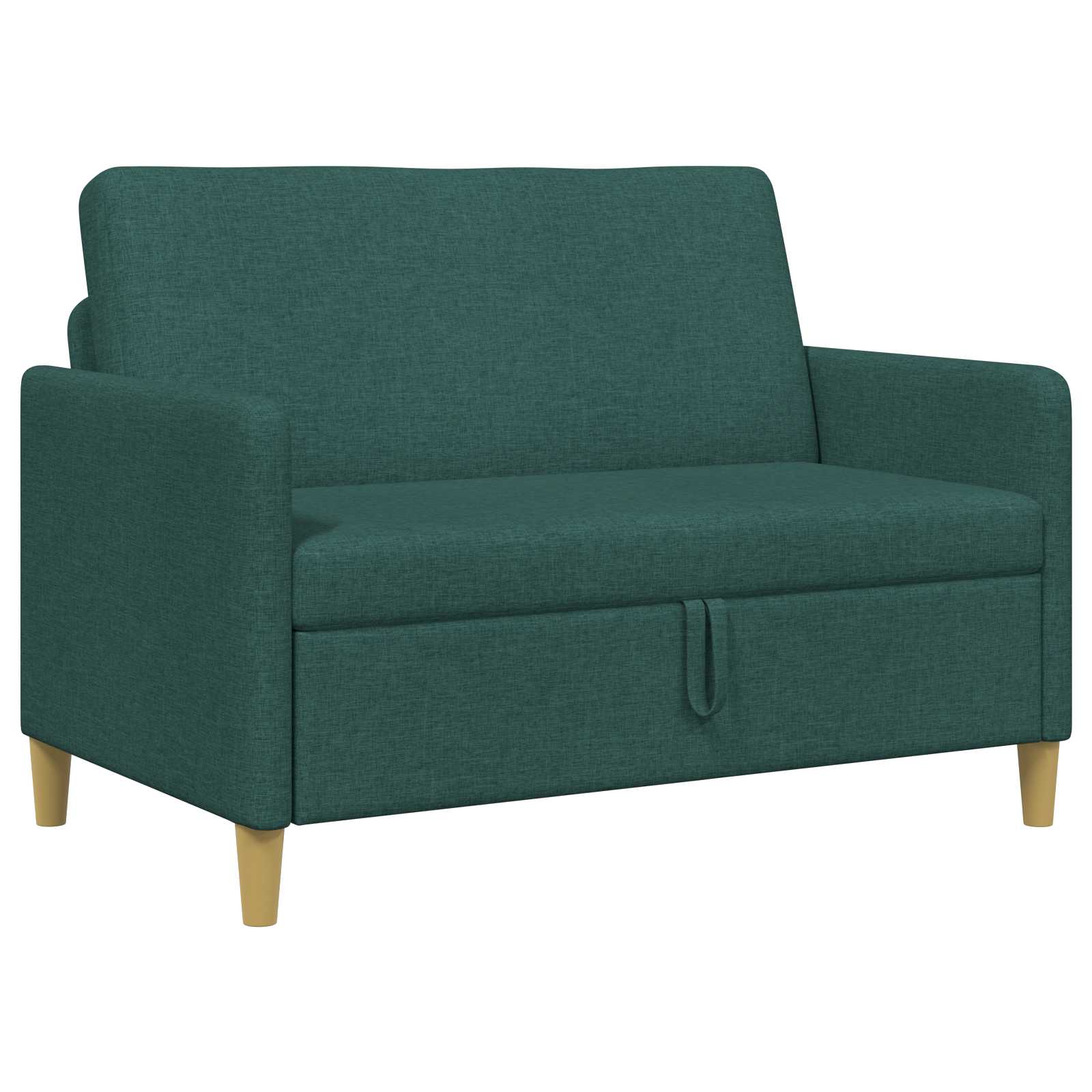 Soffa med förvaring Mörkgrön 122 x 78 x 87 cm Polyester