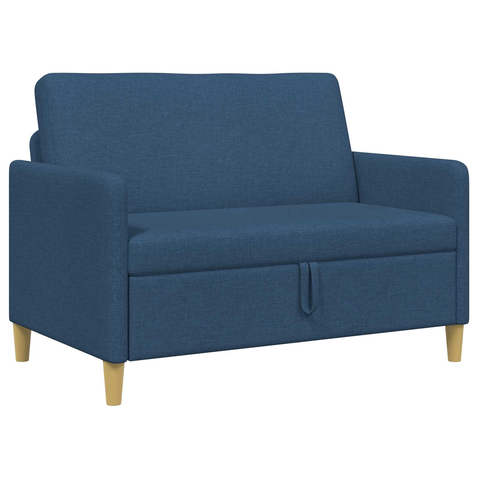 Soffa med förvaring Blå 122 x 78 x 87 cm Polyester