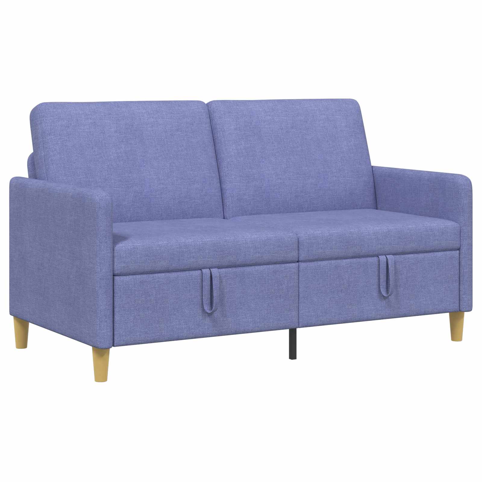 Soffa med förvaring Jeansblå 152 x 78 x 87 cm Polyester